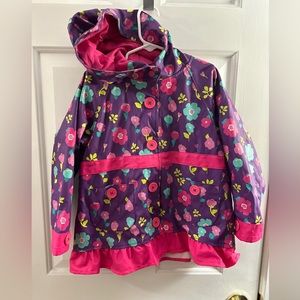 Western Chief rainwear jacket with fleece lining size 5 youth